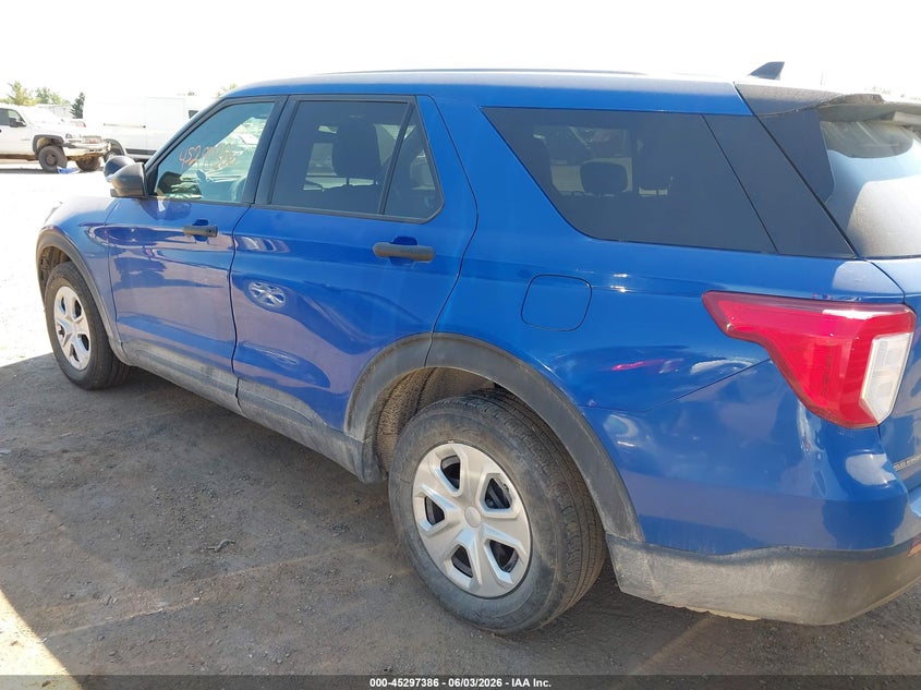 Vin: 1fm5k8aw2mna03102, lot: 45795242, ford police interceptor utility 20213