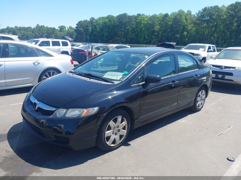 Vin: 2hgfa1f57ah309902, lot: 45795252, honda civic lx 20102