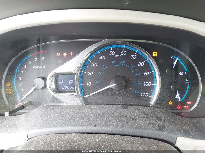 2012 Toyota Sienna Xle V6 8 Passenger VIN: 5TDYK3DCXCS233176 Lot: 45297452