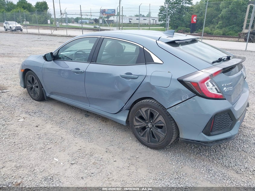 Vin: shhfk7h87ku207205, lot: 45795313, honda civic ex-l 20193