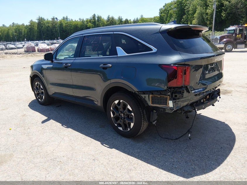 Vin: 5xyrl4jc1rg270926, lot: 45795353, kia sorento s 20243