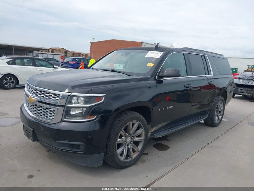 Vin: 1gnskhkc2hr314840, lot: 45795378, chevrolet suburban lt 20172