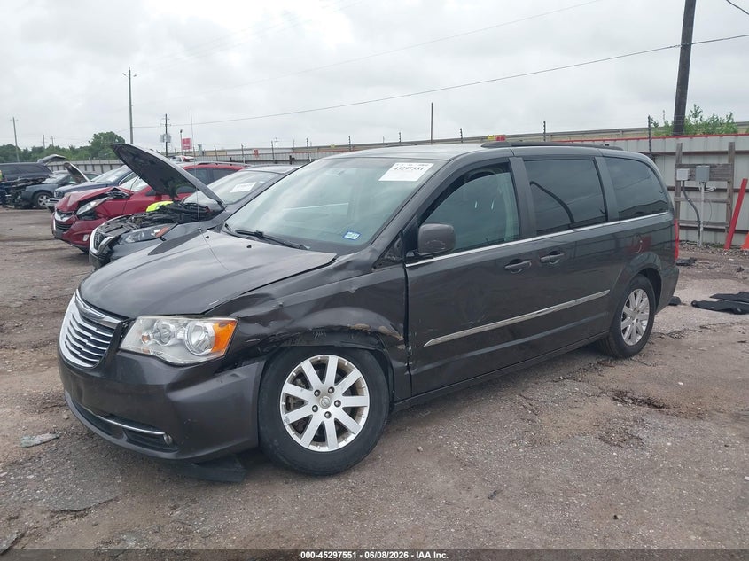 Vin: 2c4rc1bgxgr293436, lot: 45795407, chrysler town & country touring 20162