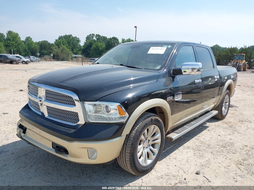 Vin: 1c6rr7pt2ds595389, lot: 45795438, ram 1500 laramie longhorn edition 20132