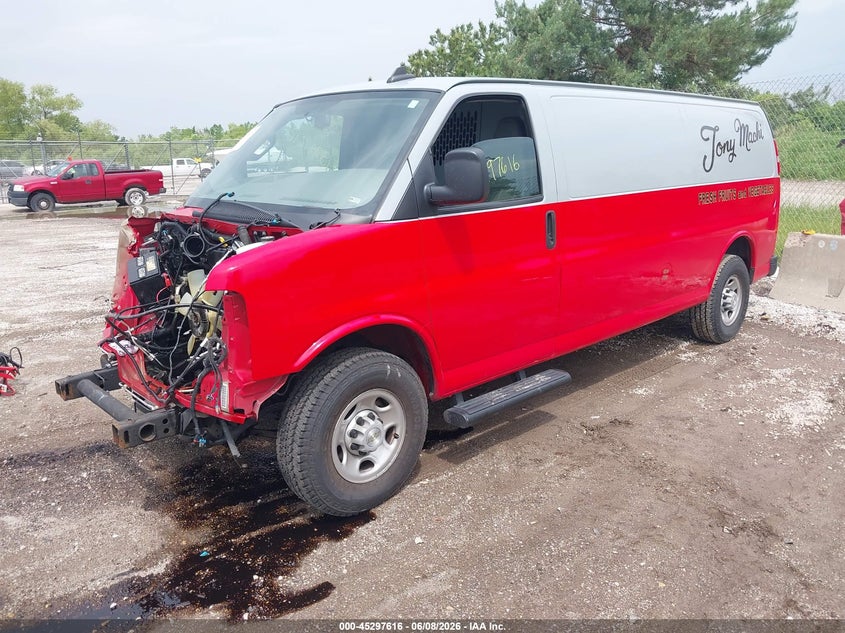 Vin: 1gczghfp9n1279715, lot: 45795472, chevrolet express cargo rwd 3500 extended wheelbase wt 20222