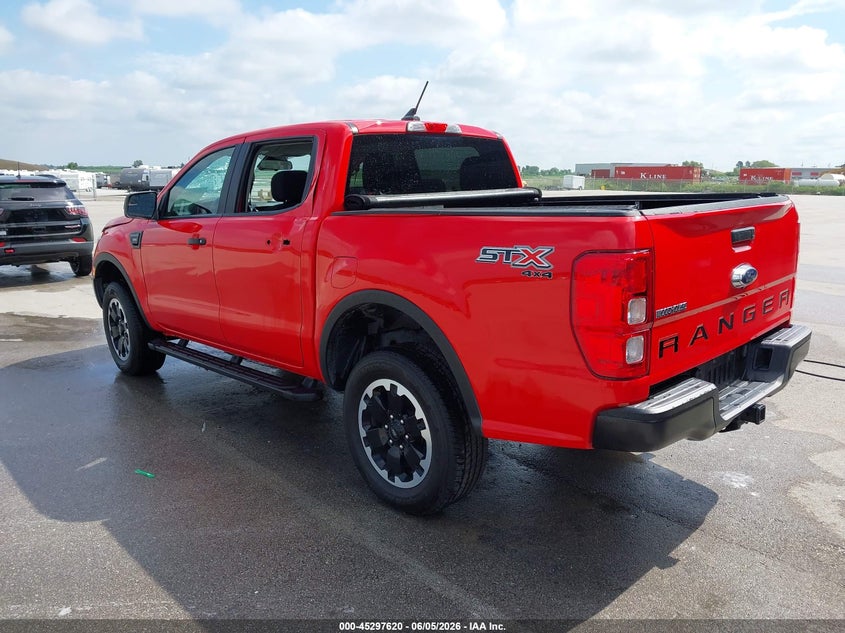 2021 Ford Ranger 2.3 red Lot 111045297620 Vin 1FTER4FH2MLD38018