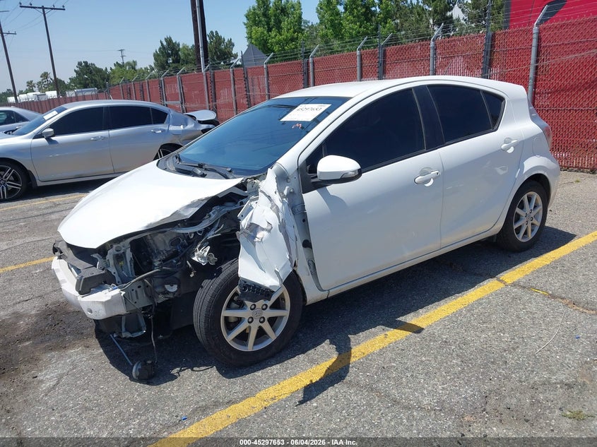 Vin: jtdkdtb30c1510515, lot: 45795509, toyota prius c four 20122