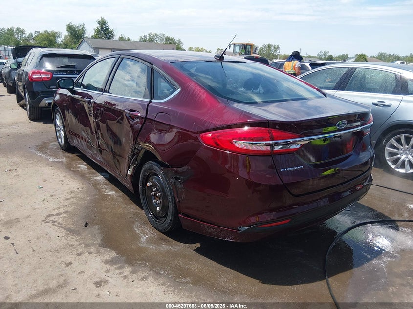 Vin: 3fa6p0h7xhr199731, lot: 45795524, ford fusion se 20173