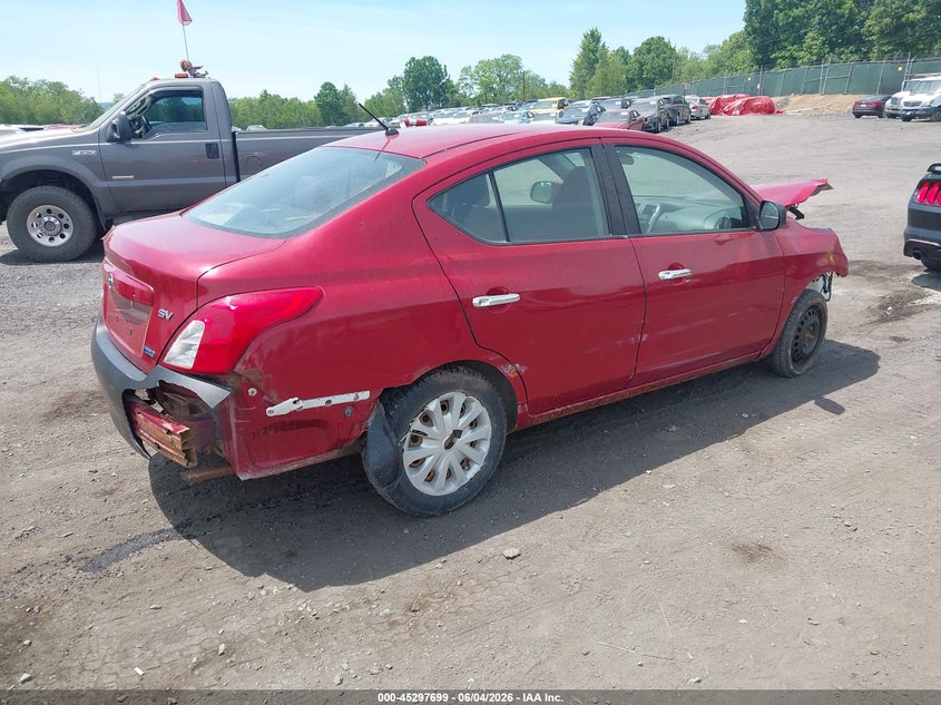 Vin: 3n1cn7ap5cl900731, lot: 45795555, nissan versa 1.6 sv 20124