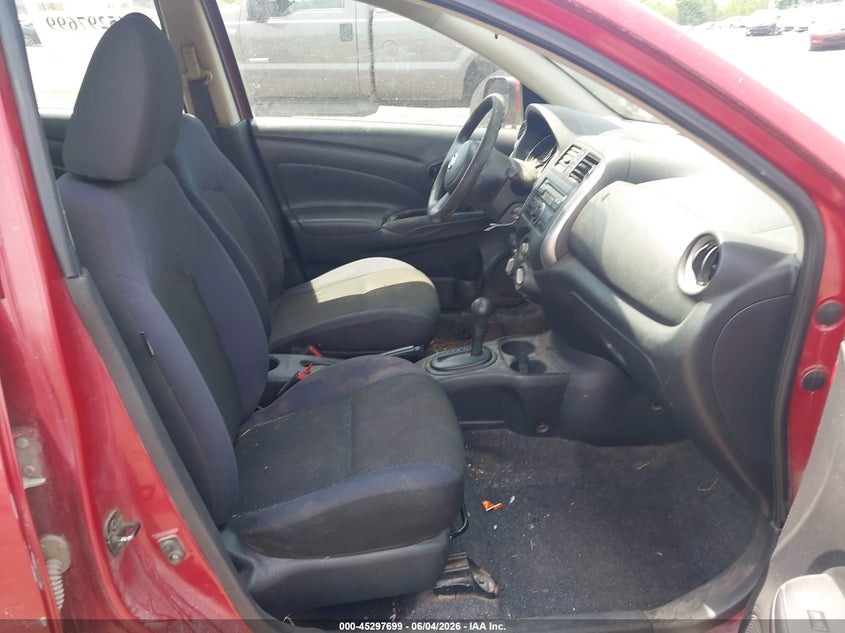 2012 Nissan Versa 1.6 1.6 Sv red Lot 111045297699 Vin 3N1CN7AP5CL900731