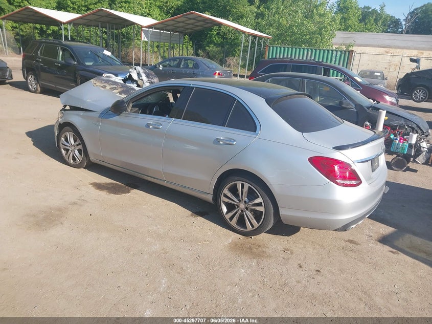 Vin: 55swf4kb7hu196464, lot: 45795563, mercedes-benz c 300 4matic/luxury 4matic 20173