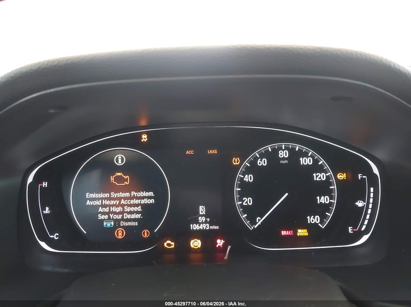VIN 1HGCV1F49JA181725 2018 HONDA ACCORD EX