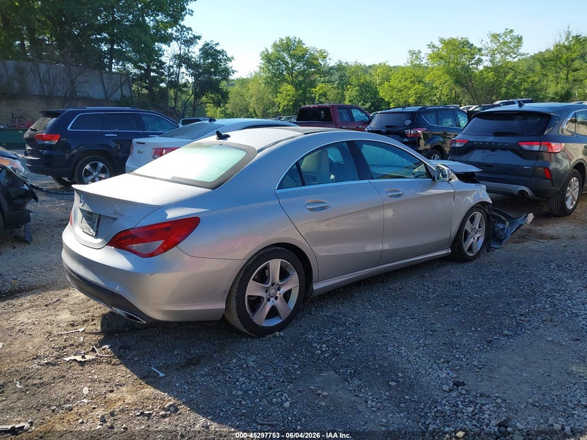 Vin: wddsj4gb7hn404289, lot: 45795609, mercedes-benz cla 250 4matic 20174
