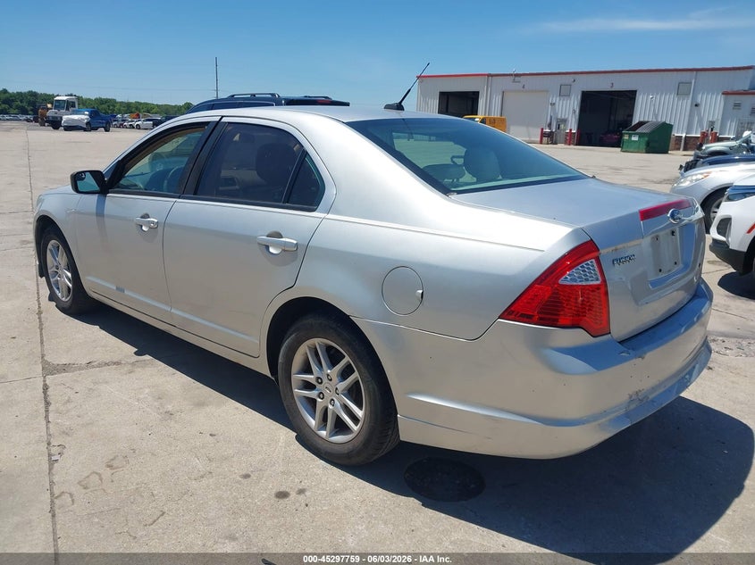 Vin: 3fahp0ga0br346961, lot: 45795615, ford fusion s 20113