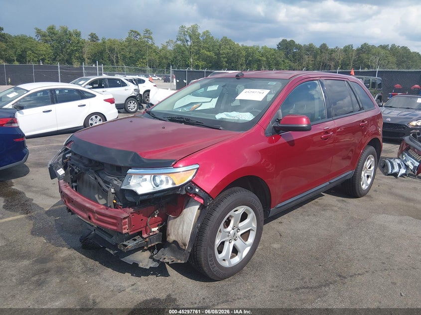 Vin: 2fmdk3jcxebb46090, lot: 45795617, ford edge sel 20142