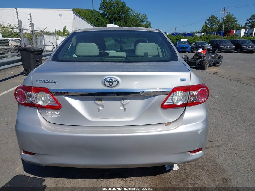 2012 Toyota Corolla 1.8 Le silver Lot 111045297789 Vin 2T1BU4EE2CC837240