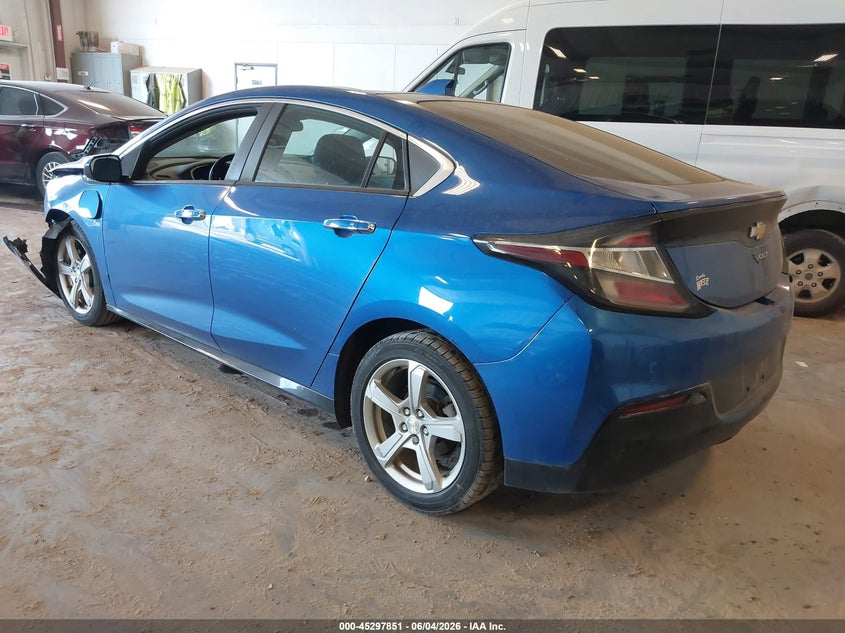 Vin: 1g1ra6s52hu150737, lot: 45795707, chevrolet volt lt 20173
