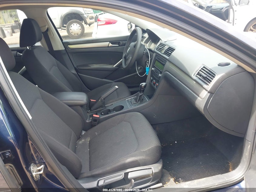 2015 VOLKSWAGEN PASSAT SEDAN 1.8L I-4 DI, DOHC, VVT, TURBO, 170HP