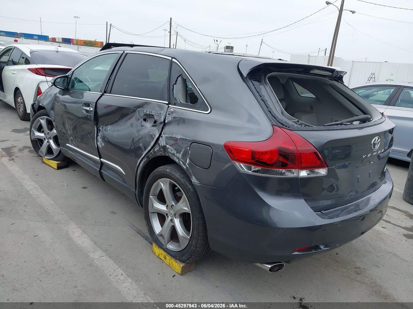 Vin: 4t3zk3bb6du059976, lot: 45795799, toyota venza xle v6 20133