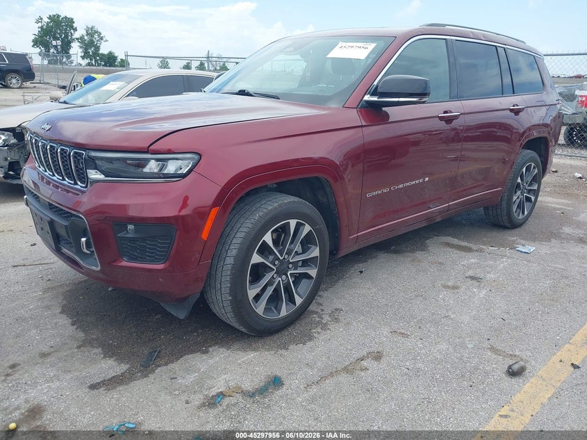 2021 JEEP GRAND CHEROKEE L auction photo 2