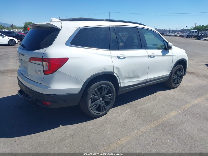 Vin: 5fnyf6h26mb065629, lot: 45795826, honda pilot awd special edition 20214