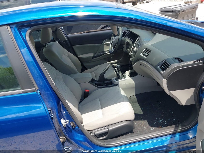 2015 Honda Civic 1.8 Lx blue Lot 111045297973 Vin 19XFB2E51FE041838