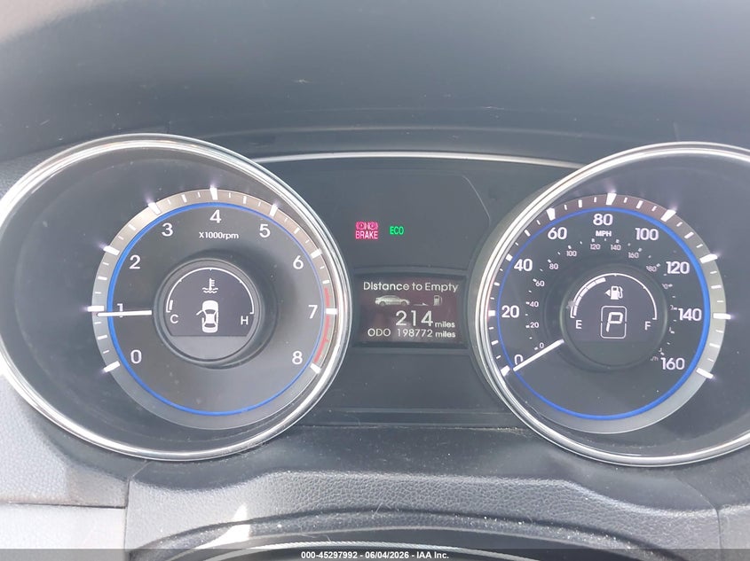 2013 Hyundai Sonata Se VIN: 5NPEC4AC3DH779450 Lot: 45297992