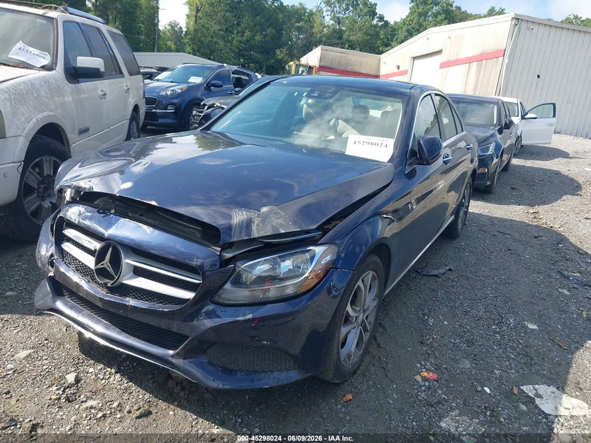 Vin: 55swf4kb7gu140281, lot: 45795880, mercedes-benz c 300 4matic 20162