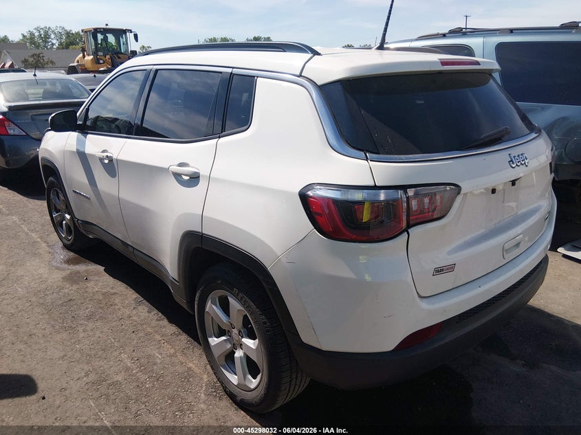 Vin: 3c4njcbb8jt462734, lot: 45795888, jeep compass latitude fwd 20183