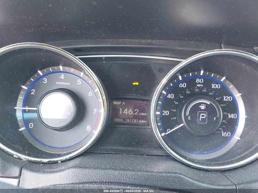 2011 Hyundai Sonata Gls VIN: 5NPEB4AC4BH133138 Lot: 45298077