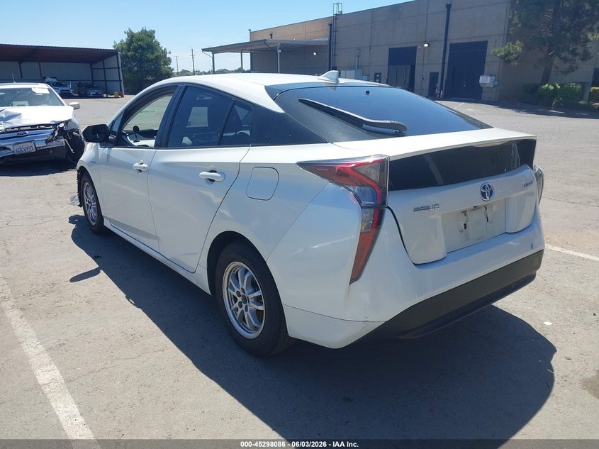 Vin: jtdkbrfu0g3523030, lot: 45795942, toyota prius two 20163