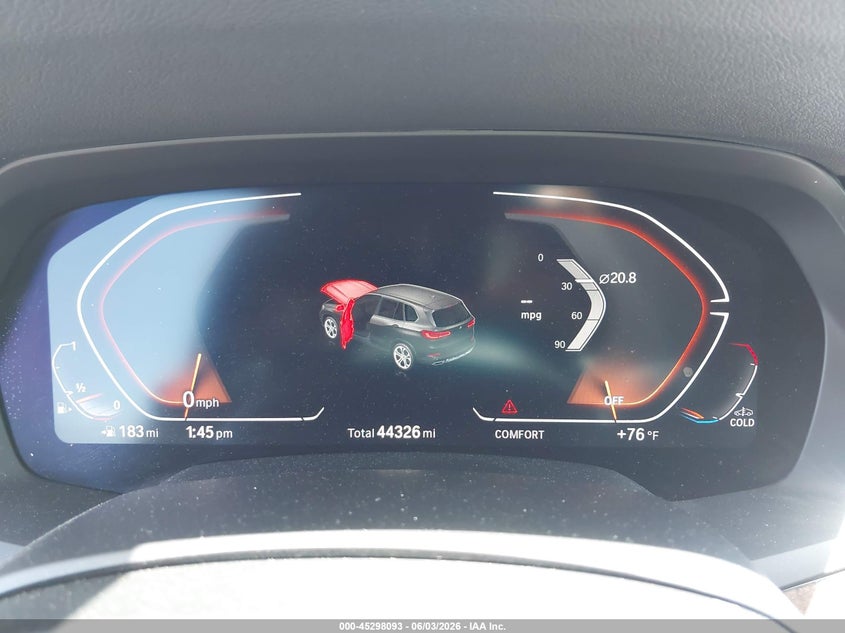 2022 BMW X5 Sdrive40I VIN: 5UXCR4C06N9J90183 Lot: 45298093