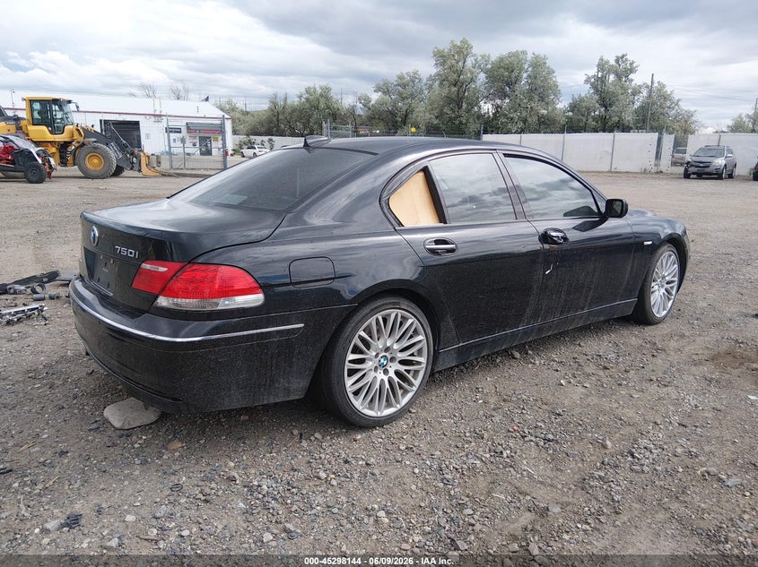 2008 BMW 750I auction photo 4