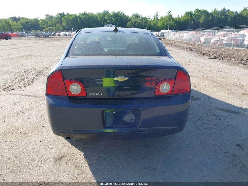 2012 CHEVROLET MALIBU SEDAN 2.4L I4 FI DOHC 16V NF4