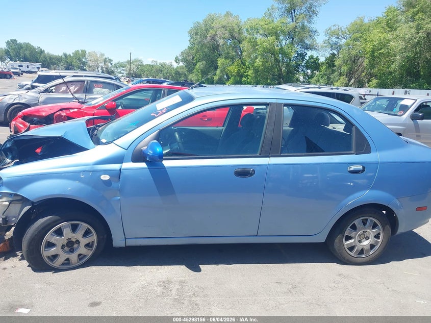 2005 Chevrolet Aveo Ls VIN: KL1TD52685B371054 Lot: 45298156