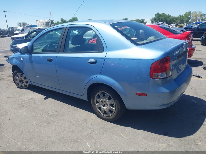 2005 Chevrolet Aveo Ls VIN: KL1TD52685B371054 Lot: 45298156
