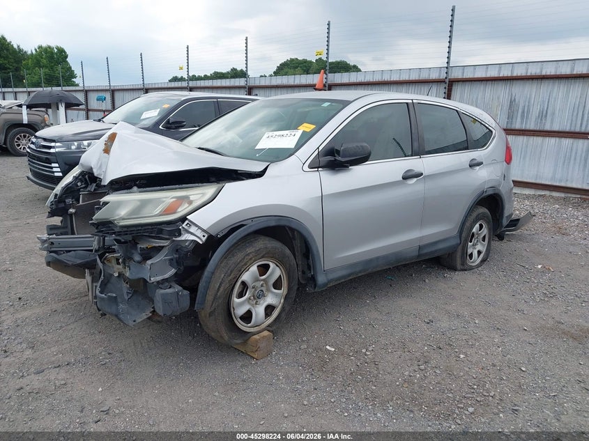 Vin: 3czrm3h37gg706099, lot: 45796079, honda cr-v lx 20162