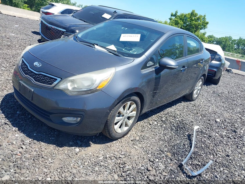 Vin: knadn4a38e6326164, lot: 45796080, kia rio ex 20142
