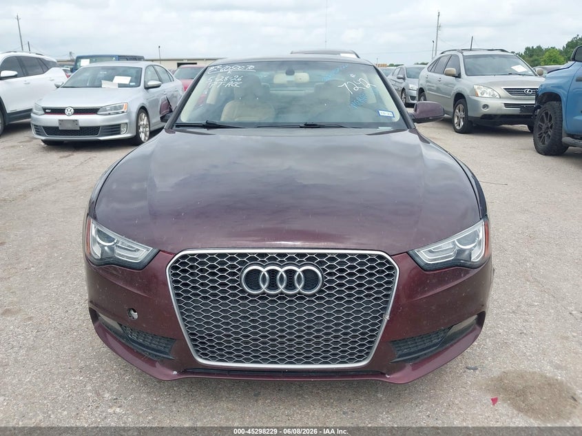 2014 Audi A5 2.0T Premium VIN: WAULFAFR2EA057242 Lot: 45298229