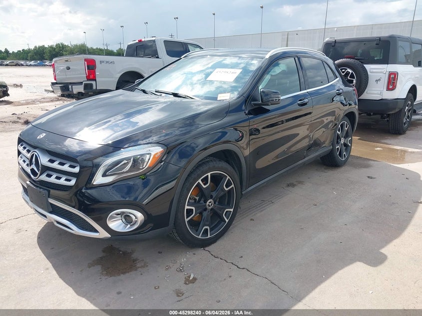 Vin: wdctg4eb6ku016168, lot: 45796096, mercedes-benz gla 250 20192