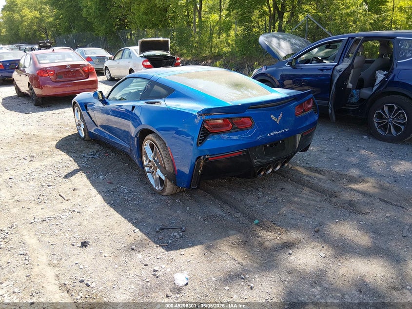 Vin: 1g1yl2d77e5104033, lot: 45796157, chevrolet corvette stingray z51 20143