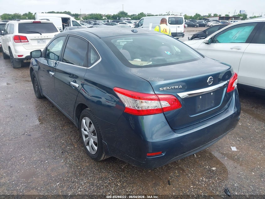 Vin: 3n1ab7ap2fy293646, lot: 45796178, nissan sentra sv 20153