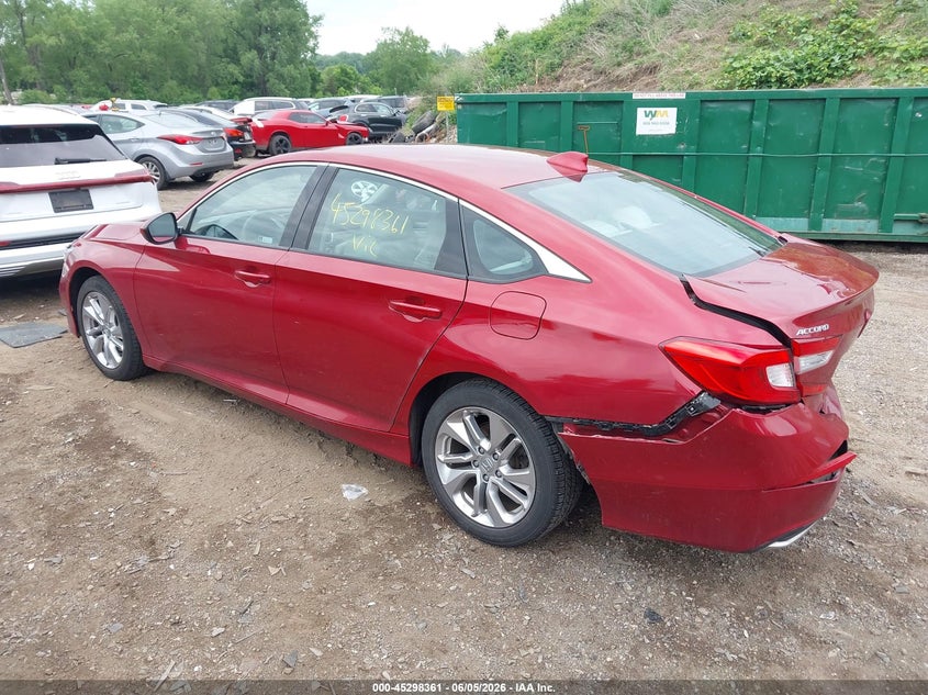 2019 Honda Accord Lx VIN: 1HGCV1F10KA074425 Lot: 45298361