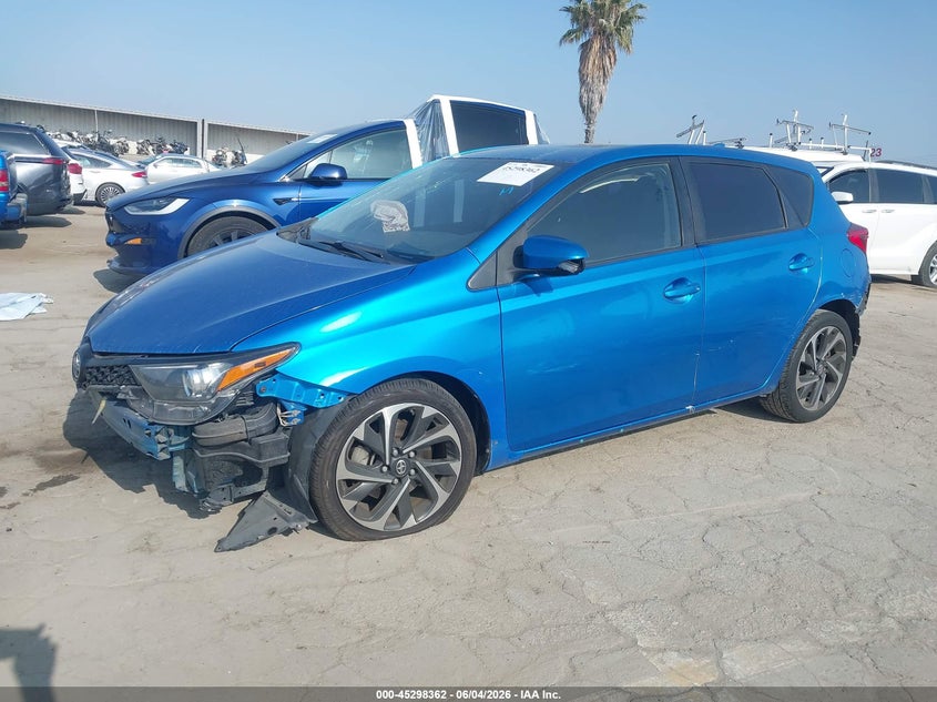 Vin: jtnkarje4gj506970, lot: 45796218, scion im 20162