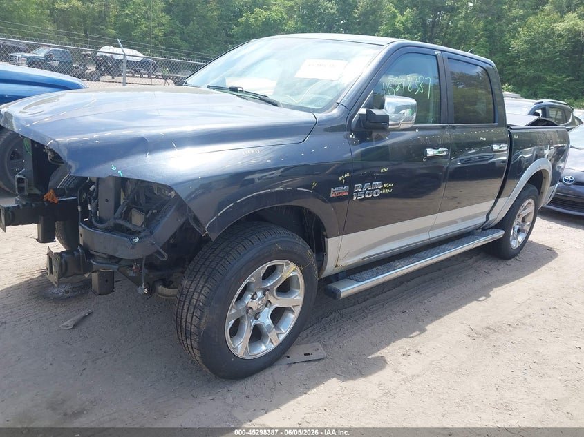 Vin: 1c6rr7nt2hs546122, lot: 45796242, ram 1500 laramie  4x4 5'7 box 20172