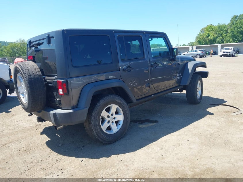 2016 Jeep Wrangler Unlimited Sport VIN: 1C4BJWDG8GL343969 Lot: 45298386