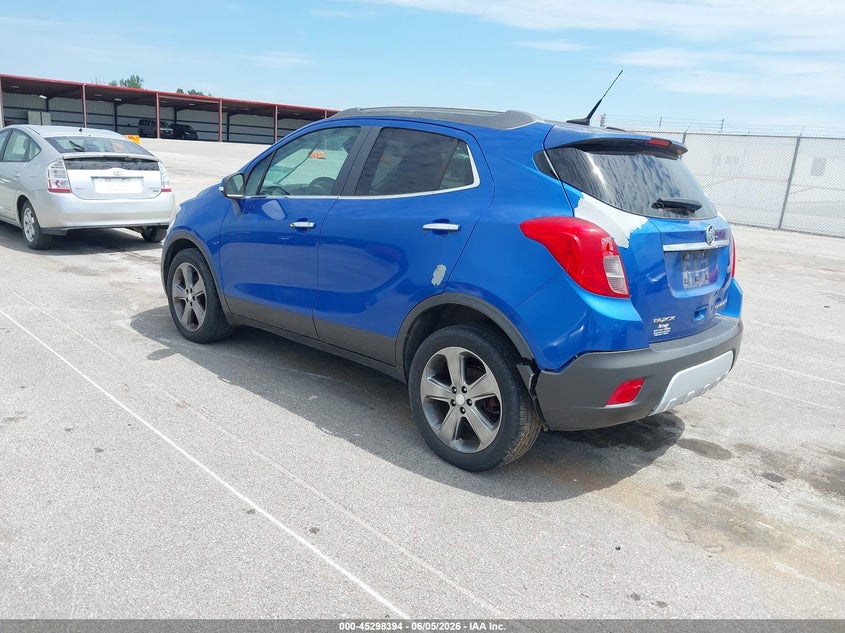 Vin: kl4cjcsboeb629029, lot: 45796250, buick encore leather 20143