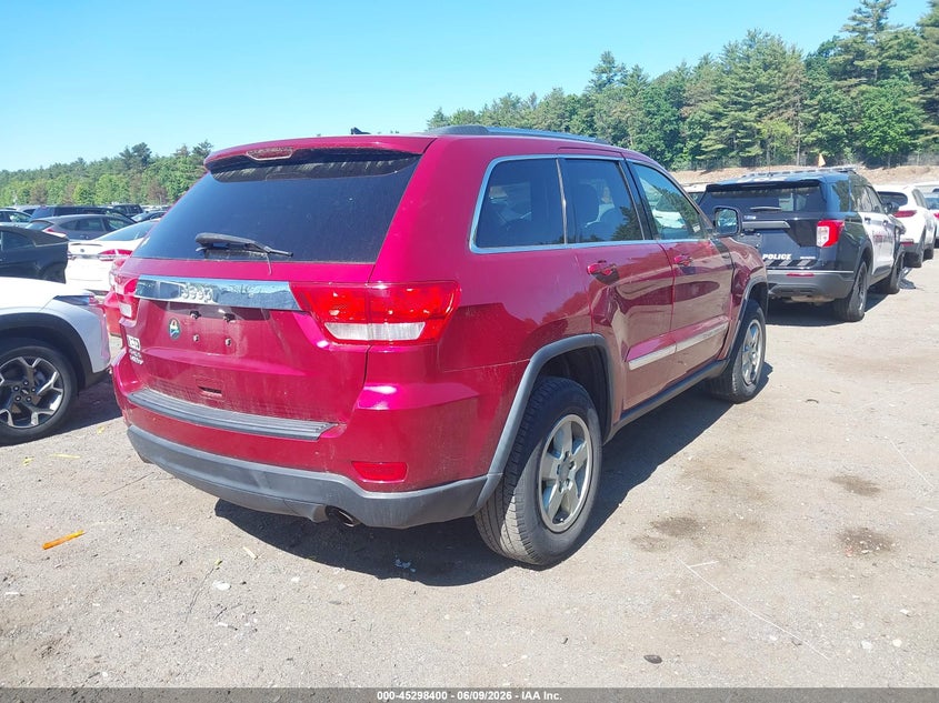 Vin: 1c4rjfag1dc635896, lot: 45796256, jeep grand cherokee laredo 20134