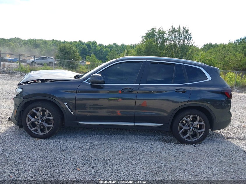 BMW X3 2022 VIN WBX47DP0XNN157249