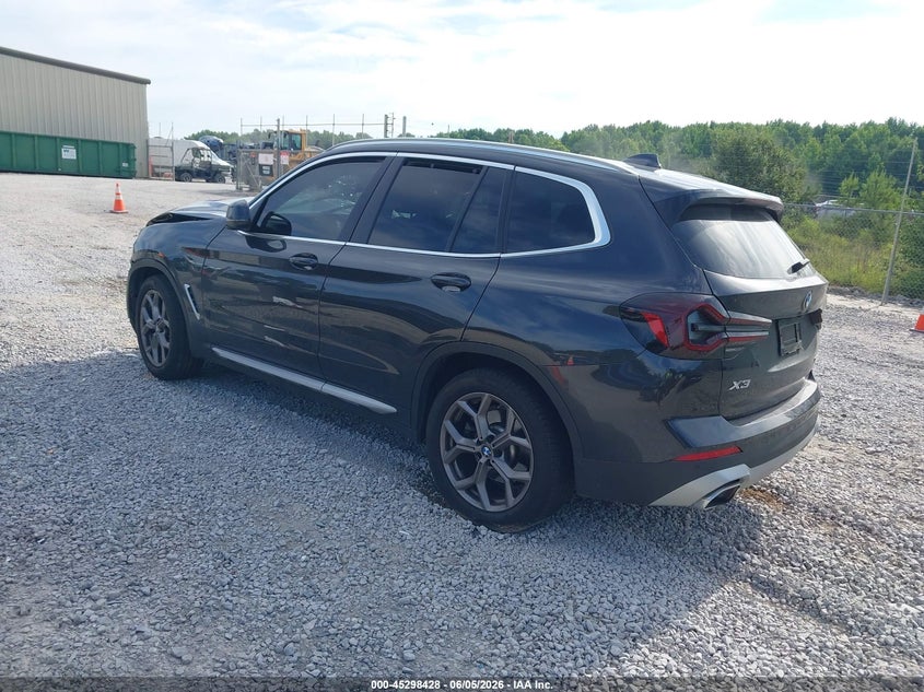 Vin: wbx47dp0xnn157249, lot: 45796284, bmw x3 sdrive30i 20223